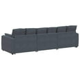 thumbnail image 5 of vidaXL Modular Sofa with Cushions Dark Grey, 5 of 5