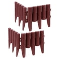thumbnail image 4 of Weiweiguan 4Pcs Outdoor Fence Decors Plastic Small Fence Simple Garden Scene Adornment, 4 of 7