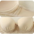 thumbnail image 6 of RongHuan Womens Lace Bra Seamless Underwire Bras Push Up Comfy Bralette Daily Underwear for Women, 6 of 8
