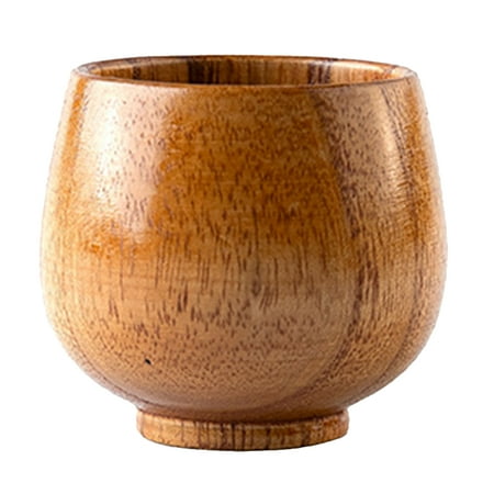 

Water Cup Easy to Clean Anti-Fade Eco-friendly Minimalistic Handle Drink Water Various Styles Jujube Wood Water Mug Home Supply