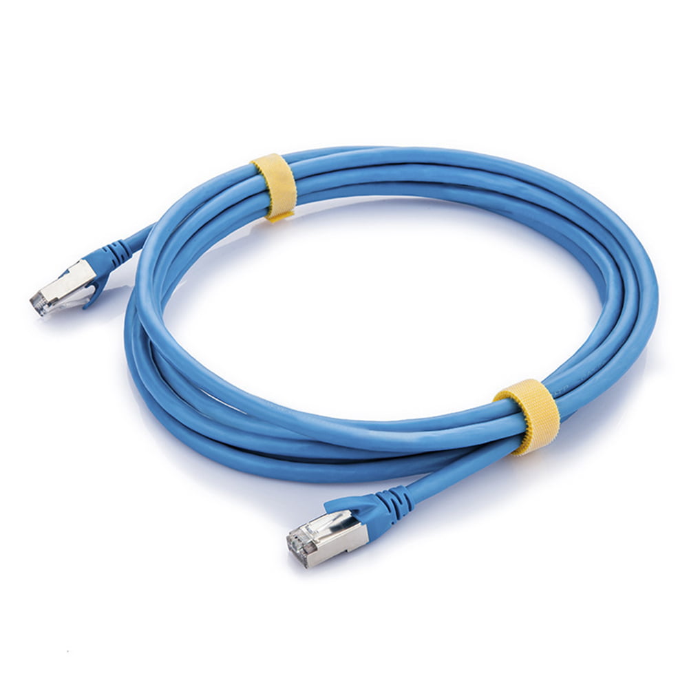 Computer Cables 1Pc Ethernet CAT6 Internet Network Flat Cable Cord Patch Lead RJ45 for PC Router New Cable Cable Length: 10M, Color: Blue 