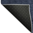 thumbnail image 6 of HomeRoots 667327 8 ft. Navy Blue & Charcoal Ombre Washable Round Area Rug with UV Protection, 6 of 9