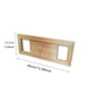 thumbnail image 4 of Billuyoard Ventilación de aire para Sauna, decoración de secador, rejilla ventilada, ventana, práctica superficie lisa, ventilador de madera, Decoración del hogar, 4 of 6