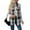 L01-Gray, variant on CCRFTGI Womens Long Vest Flannel Plaid Tweed Vest Tops Casual Lapel Neck Sleeveless Cardigan Outerwear Fall Winter Button Up Shirt Jacket Green S