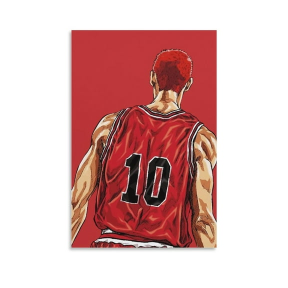 SLAM DUNK Anime Poster Anamichi Sakuragi Artwork Print Photo Art Painting Canvas Poster Home Decorative Bedroom Modern Decor Posters Gifts 24x36inch(60x90cm)