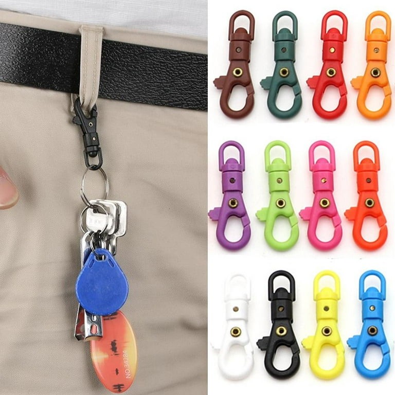 5/10Pcs Tactical Gear Hooks Key Chain Mini Carabiner Camping EDC