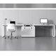 thumbnail image 1 of Office desk and chair combination minimalist modern office furniture white 2/4/6 person staff desk office screen workstation My Lux Decor Round, 1 of 14