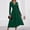 Green, variant on Blmnix A Line Dresses Women Dresses Fit & Flare Elegant Work Dress Dresses Red Long Sleeve Cocktail-Length V-Neck Women Dresses Summer L