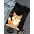 thumbnail image 3 of Cute Shiba Inu In Box T-Shirt Women -Image by Shutterstock, Female XX-Large, 3 of 4