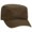 Dark Brown, variant on COUVER Unisex Garment Washed Cotton Twill Adjustable Military Hat Dark Olive Green One Size (Unisex)