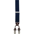 thumbnail image 3 of CTM  1.375 Inch Wide Solid Color Y-Back Double Clip-End Suspenders (Men), 3 of 3