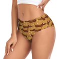 thumbnail image 2 of Balery Dachshund Dog Puppy Ropa Interior de Algodón para Mujer con Dibujo – Braguitas Cómodas y Elásticas, Estilo Clásico-Medium, 2 of 6