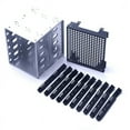 thumbnail image 3 of 5.25 Inch to 5 x 3.5 SATA HDD Cage Rack Hard Drive Disk Enclosure Tray Adapter, 3 of 5