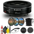thumbnail image 1 of Canon EF 40mm F/2.8 STM Objectif (6310B002) + Trousse de Filtres + Pochette pour Objectif + Plus (Modèle International), 1 of 3