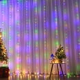 thumbnail image 5 of Noel Xmas Tree Curtain LED String Lights Garland Christmas Decoration for Home USB Remote Holiday Wedding Light for Bedroom Home, 5 of 5