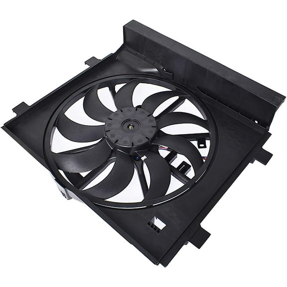 ALL-CARB Automobile Condenser Radiator Cooling Fan Replacement for 2013-2018 Nissan Sentra 1.6L 1.8L TYC622880 214813SH5A 214819AM0A 622880 NI3115146 NI3115146Q