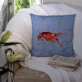thumbnail image 3 of Carolines Treasures 8458PW1414 Crawfish Fabric Decorative Pillow 14HX14W multicolor, 3 of 4