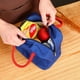 thumbnail image 3 of Bolsa térmica para mujer, bolsa de almuerzo portátil, bolsa de almuerzo de 6 litros, bolsa de comida de tela impermeable, bolso térmico portátil aislado para oficina, escuela, picnic en la playa, muy por Rojo Verde JM, 3 of 3