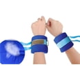 thumbnail image 2 of 4Pcs Medical Bed Wrist & Ankle Restraints Limb Holders, Soft Sponge Material Hand & Leg Restraint Kit for Patient & Elderly (Blue), 2 of 5