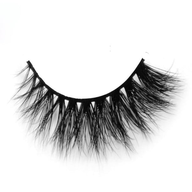 False Eyelashes Clusters Natural Strip Lashes Adhesive Reusable Natural Volume 3D Mink Makeup Cross False Eyelashes Eye Lashes Extension Handmade(Buy 2 save 10%)