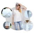 thumbnail image 2 of Lefu Ponchos Imperméables à Capuche pour Hommes et Femmes, Veste Transparente Plus Épaisse, 2 of 9