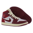 thumbnail image 4 of Nike Air Jordan 1 Mid SE Womens Shoes Size 6.5, Color: Team Red/University Red/Sail, 4 of 4