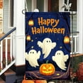 thumbnail image 3 of Garden Flags 12x18 Inch Halloween Garden Flag Fall Flags for Outside Vertical Double-Sided Ghost Pumpkin Spooky Lantern Outdoor Yard Banner Holiday House Decor for Porch Lawn Home Garden, 3 of 6
