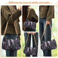 thumbnail image 4 of FORMRS Womens Shoulder Bag with Chain Strap Clutch Purse Cute Tote Handbag, Light Purple Flowers, 4 of 7