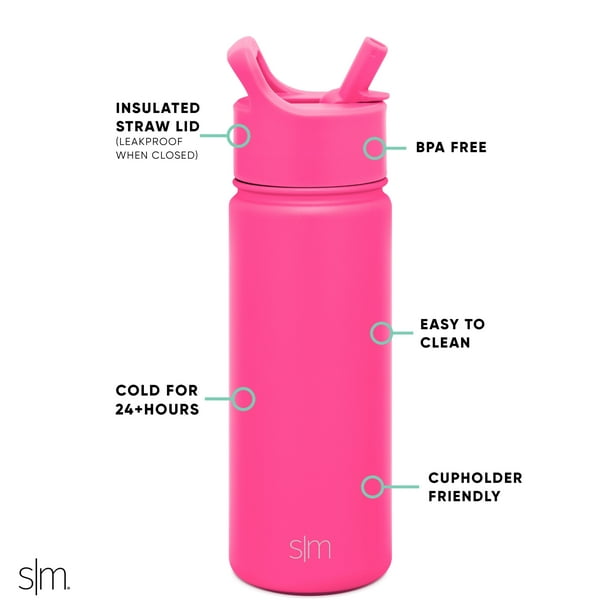 Simple Modern Summit Water Bottle Straw Lid Vacuum Insulated Stainless