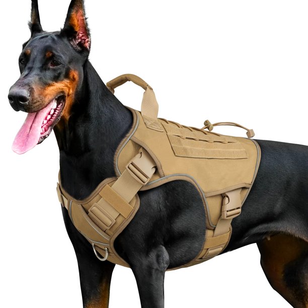 Arnés táctico para perros WINGOIN, reflectante, para perros grandes