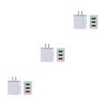 thumbnail image 3 of Tholdsy rápido de 3 puertos para 3 USB para de teléfono móvil para Adaptador de de pared rápido Type1 NO1, 3 of 6
