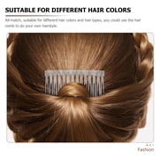20 pcs Clear Plastic Hair Combs for Women Wedding and Bridal Use
