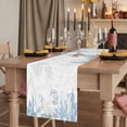 thumbnail image 2 of Table Runners 72 Inches Long Dress Scarves, Seahorse Coastal Farmhouse Kitchen/Dining Table Runner, Coffee Tablerunners, Summer Beach Ocean Nautical Coral 14x72 Inch, 2 of 9