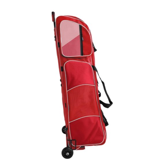 Colcolo Fencing Bag with Wheels Holder Pull Rod Bag for Enthusiasts Epee red