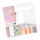 thumbnail image 3 of Carpeta de cuaderno de cuero PU Macarena A6 Organizador de dinero rosado, 3 of 6