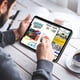 thumbnail image 5 of Nuevo iPad Air de 4.ª generación, funda para iPad Air 4 (10,9 pulgadas, 2020)/iPad Pro 11" 2018, [carga de lápiz Apple y soporte para pares] Funda magnética resistente de tres pliegues con función de suspensión/activación automática - Negro-Negro- oso de fresa Electrónica, 5 of 5