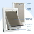 thumbnail image 5 of PetSafe Extreme Weather Aluminum Pet Door for Dogs and Cats, Medium, 5 of 9