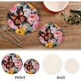 thumbnail image 4 of Coolnut Lifelike Butterfly Pot Holders Trivets Set 2Pcs, Potholders for Kitchens, Pure Cotton Thread Weave Trivets for Hot Dishes/Pot/Bowl/Teapot/Hot Pot Holders Home Decor Gifts, 4 of 7