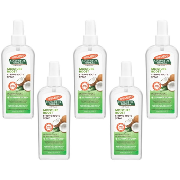 5 Pack Palmers Coconut Oil Formula Strong Roots Hair Spray 5.1oz Each