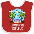 thumbnail image 3 of Inktastic Summer Vacation in the Dominican Republic Boys or Girls Baby Bib, 3 of 4