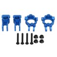 thumbnail image 1 of Portador de eje de bujes delanteros C de metal con portabujes traseros para Losi Lasernut U4 1/10 RC CarBlue, 1 of 10