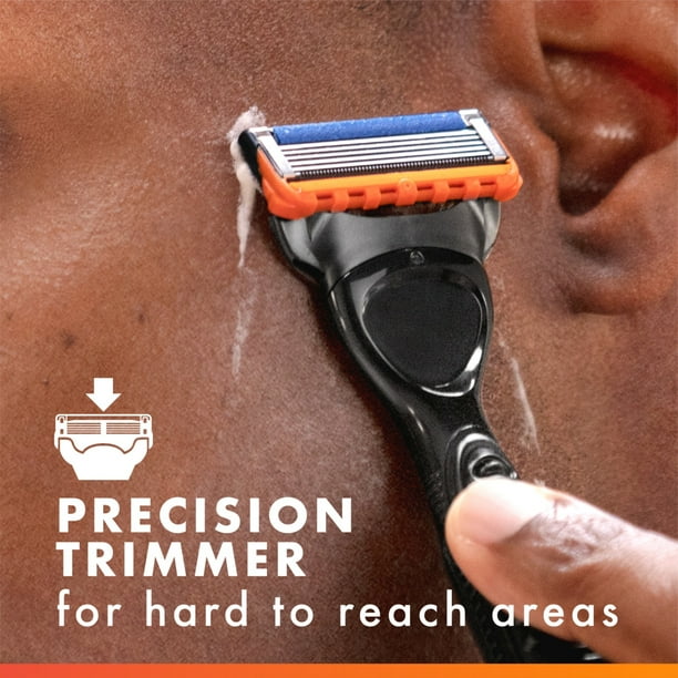 Gillette Fusion5 Power Man's Shaver, Orange Handle, with 1 Blade