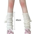 thumbnail image 3 of harmtty 1 Pair Soft Middle Tube Socks Breathable Warm Plush Ball Ribbing Women Slouch Socks for Winter,Pink, 3 of 8