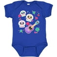 thumbnail image 3 of Inktastic Day of the Dead Owl Sugar Skulls and Guitar Boys or Girls Baby Bodysuit, 3 of 5