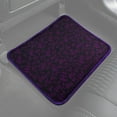 The Joker Carpet Car Floor Mats Cartoon Style Design Purple Binding