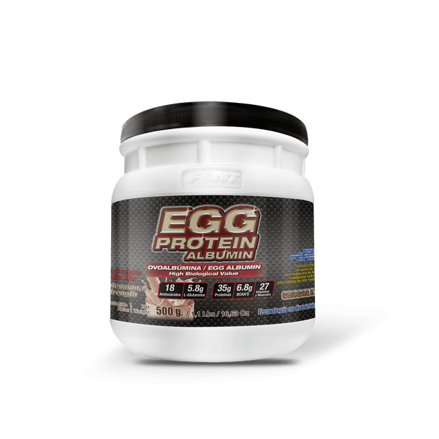 Egg Protein 500 Gr : Ovoalbúmina Clara De Huevo Sabor Chocolate F&nt F&nt
