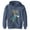 Navy Blue Heather, variant on Boy's Nintendo Legend of Zelda Breath of the Wild Arch  Pull Over Hoodie Navy Blue Heather Small