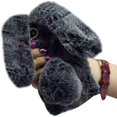 thumbnail image 1 of Compatible con la funda Oneplus Nord N100, linda funda para teléfono peluda con orejas de conejo de peluche 3d, funda cálida de invierno de piel suave y esponjosa, 1 of 4