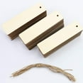 thumbnail image 4 of ifundom 1 Set of Craft Making Bookmarks Unfinished Wooden Bookmarks DIY Craft Decorations, 4 of 4