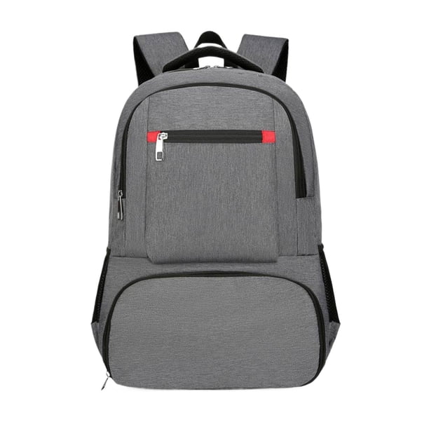 Mochila Térmica Minnieouse para Picnics con cable de datos y Auriculares Impermeable color gris oscuro